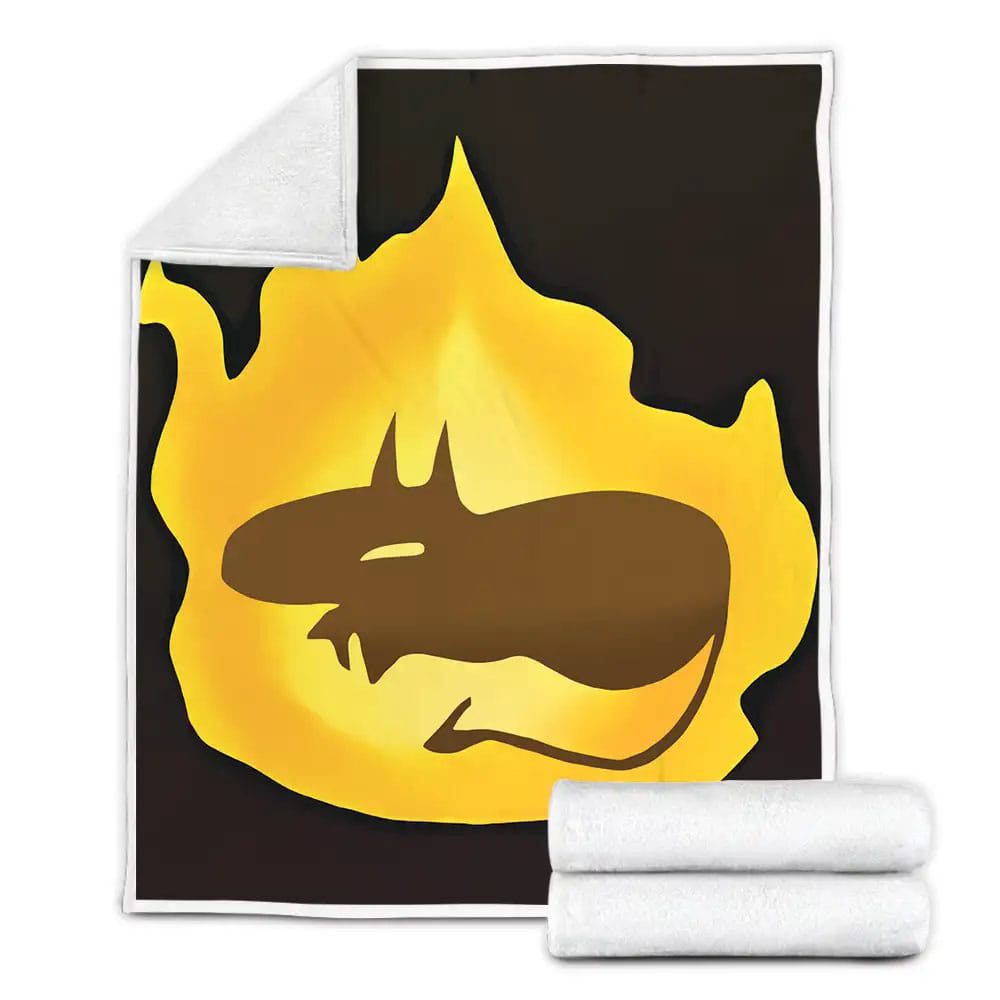 Disenchantment Flaming Luci Fleece Blanket Perfect 