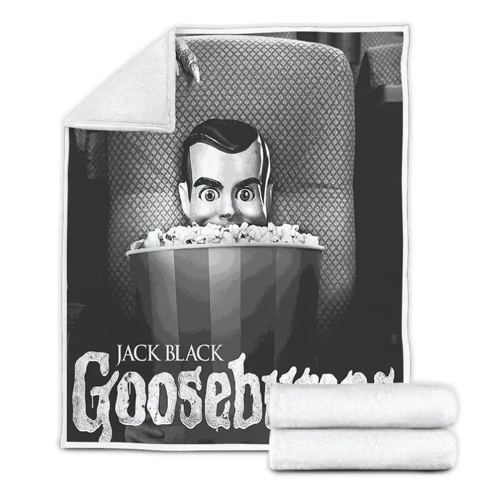 Goosebumps Poster Fleece Blanket Gift For Wife Husband Besties