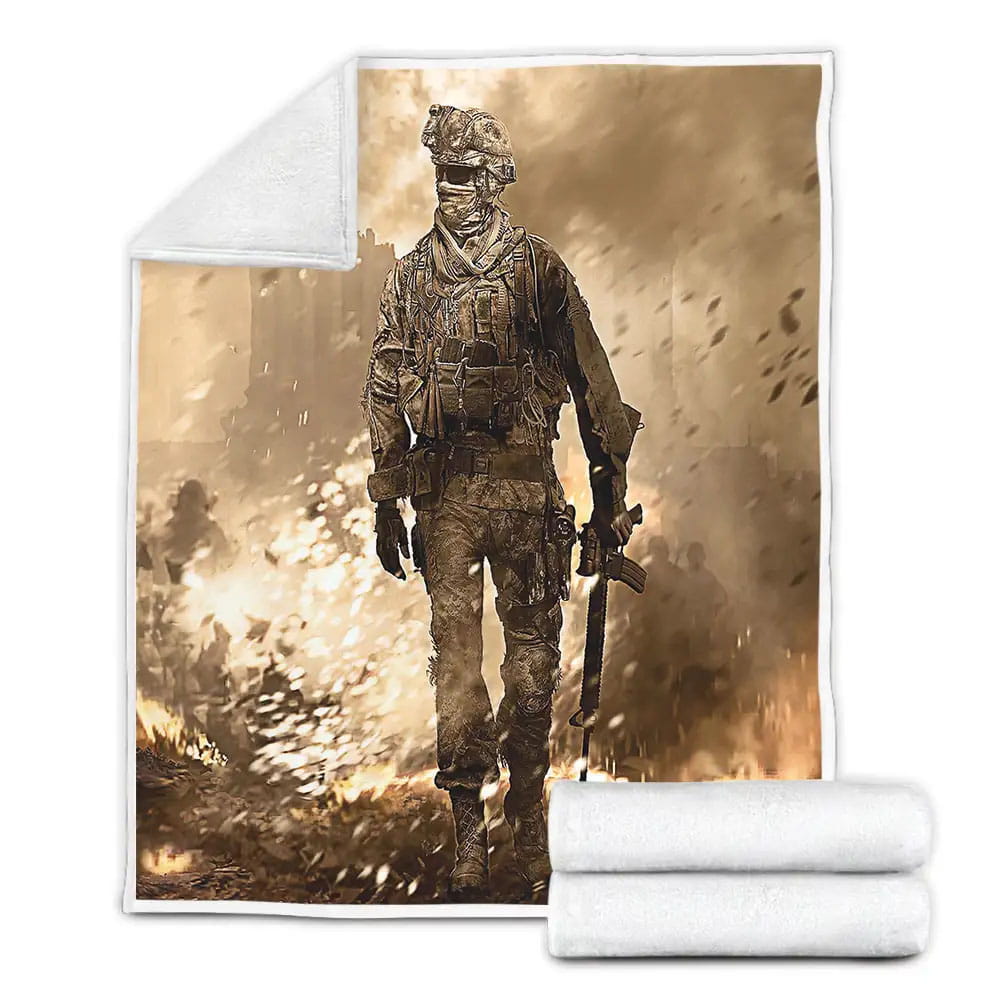 Call Of Duty Modern Warfare Fleece Blanket Perfect 