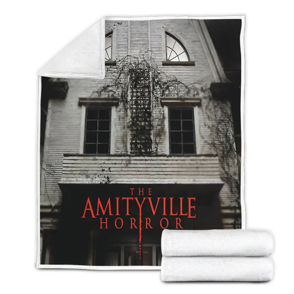 The Amityville Horror Poster Fleece Blanket Perfect 