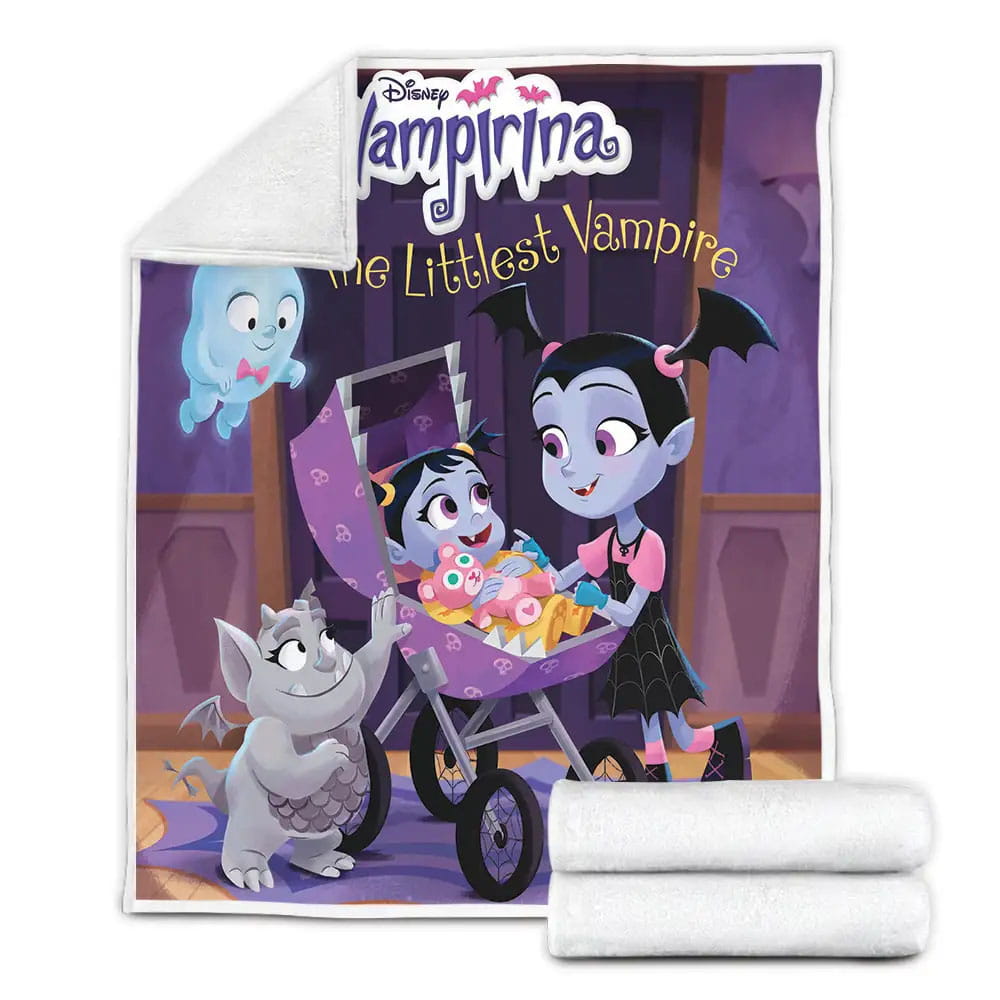 The Little Vampire Fleece Blanket Gift For Wife Husband Besties