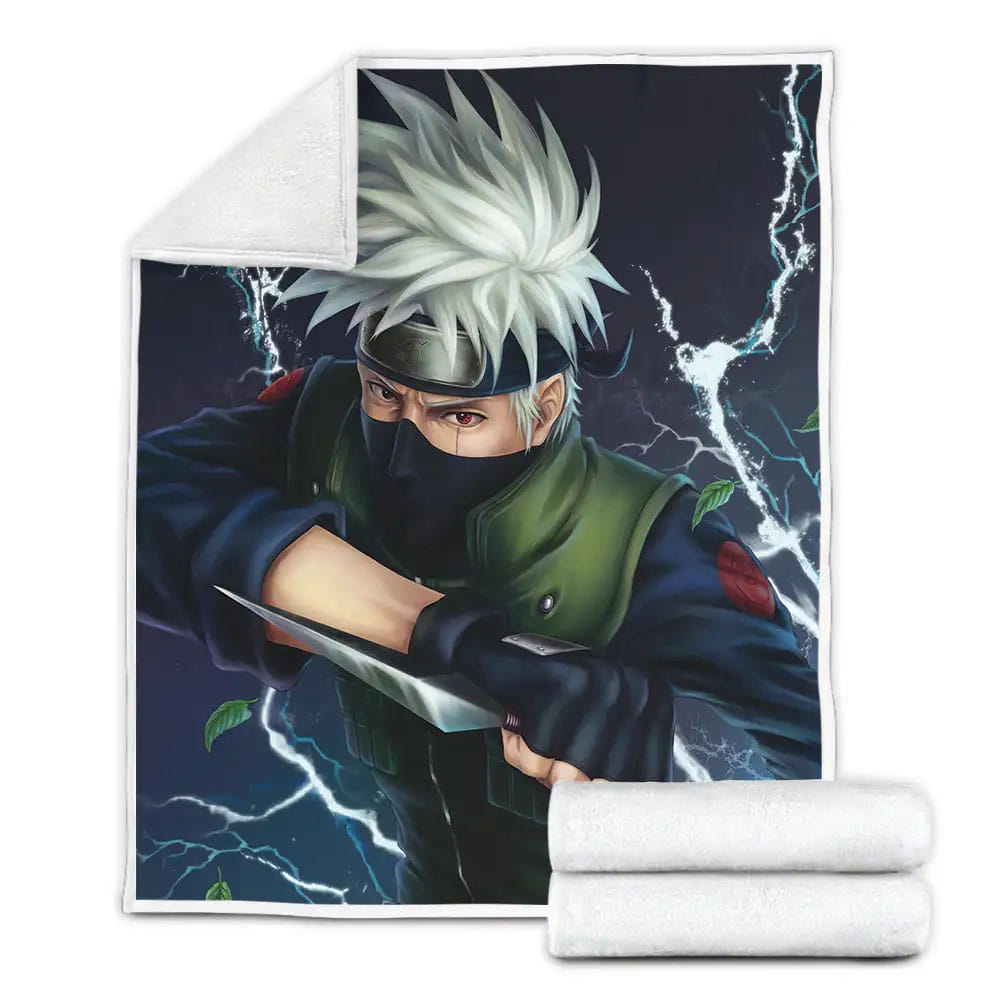 Anime Naruto V 3D Fleece Blanket Gift For Wife Husband Besties