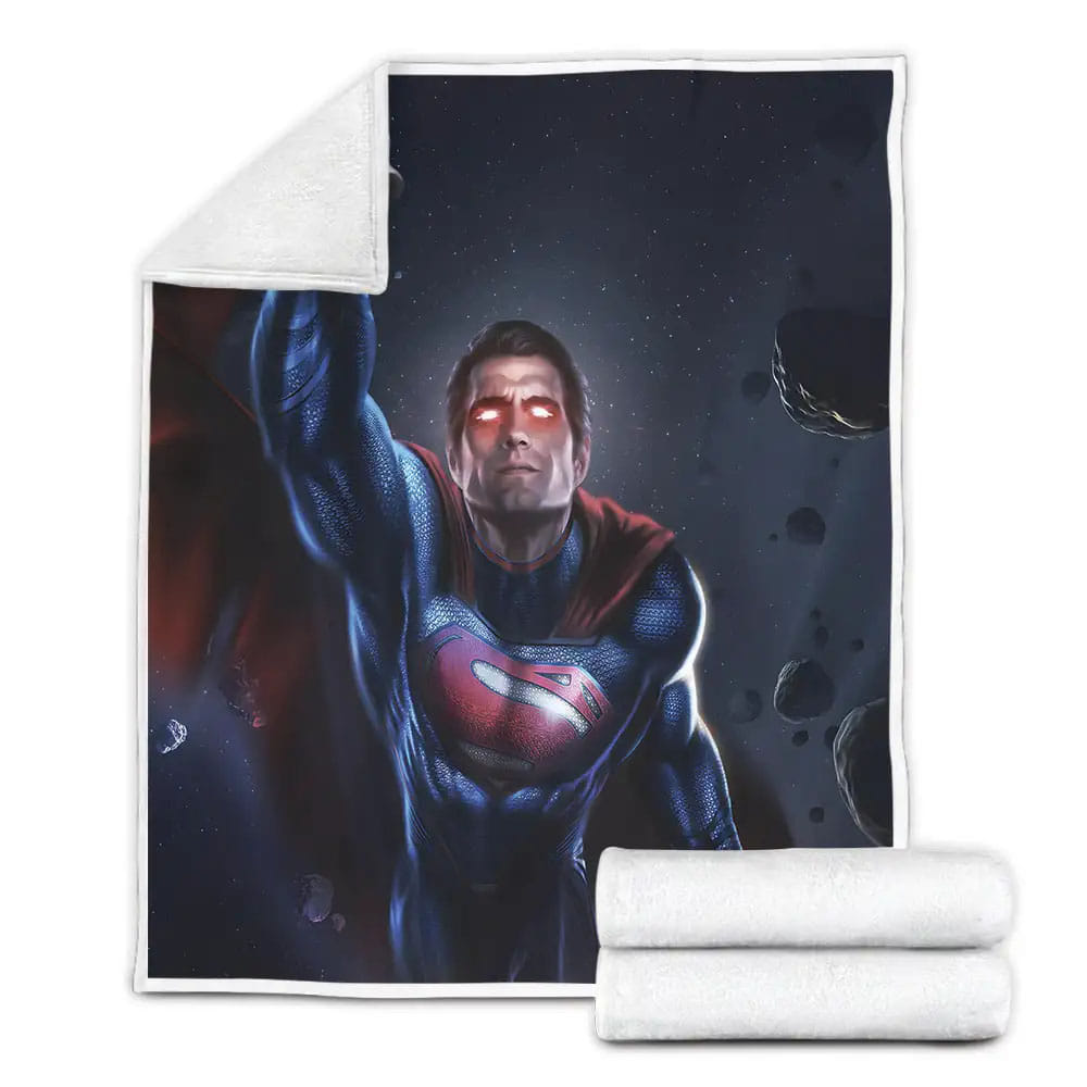 Superman Dc Comics Character Fleece Blanket Perfect 