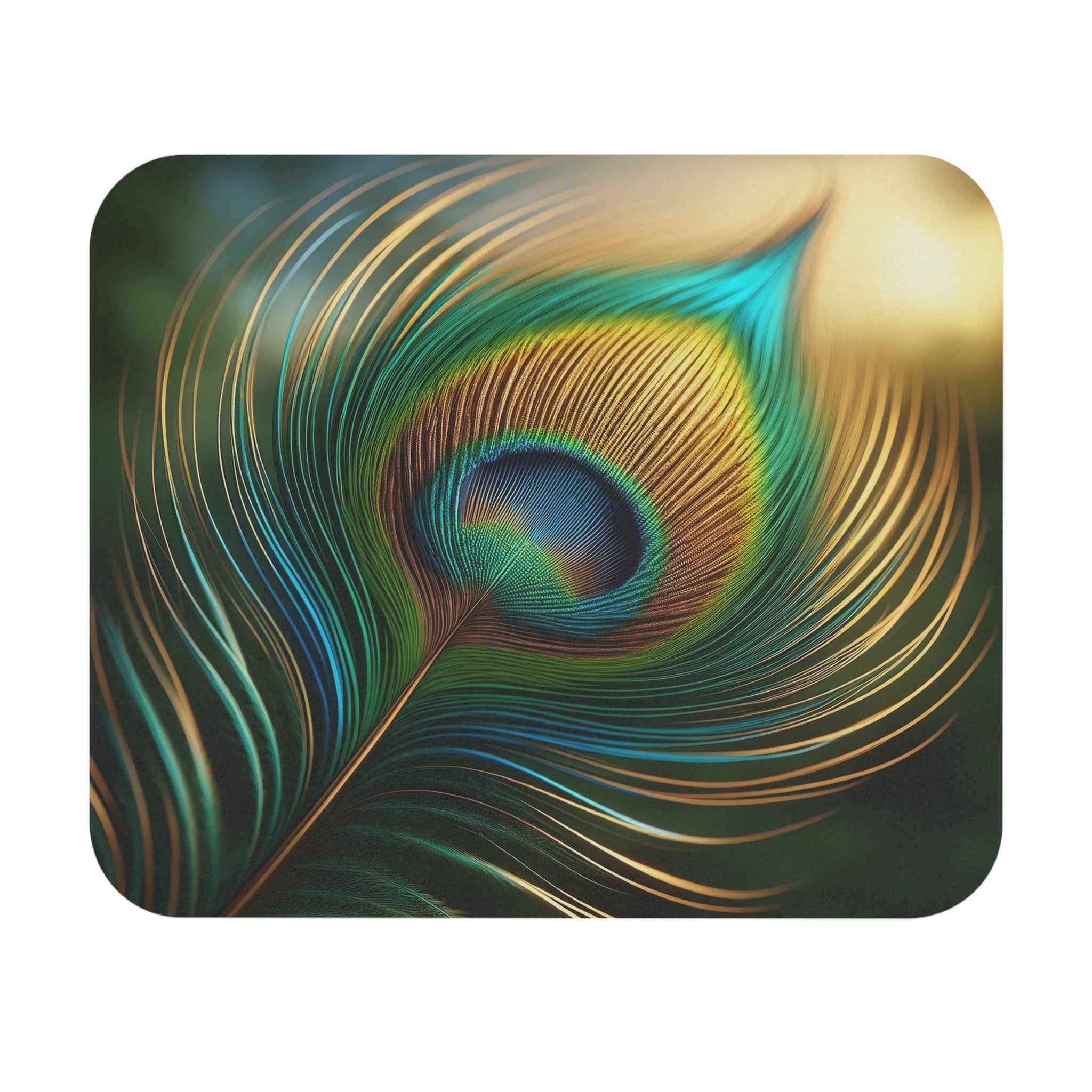 Allleftout Peacock Feather - Mouse Pad (Rectangle)