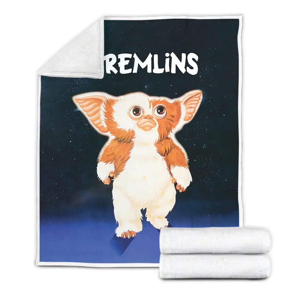 Gremlins Night Sky Fleece Blanket Gift For Wife Husband Besties