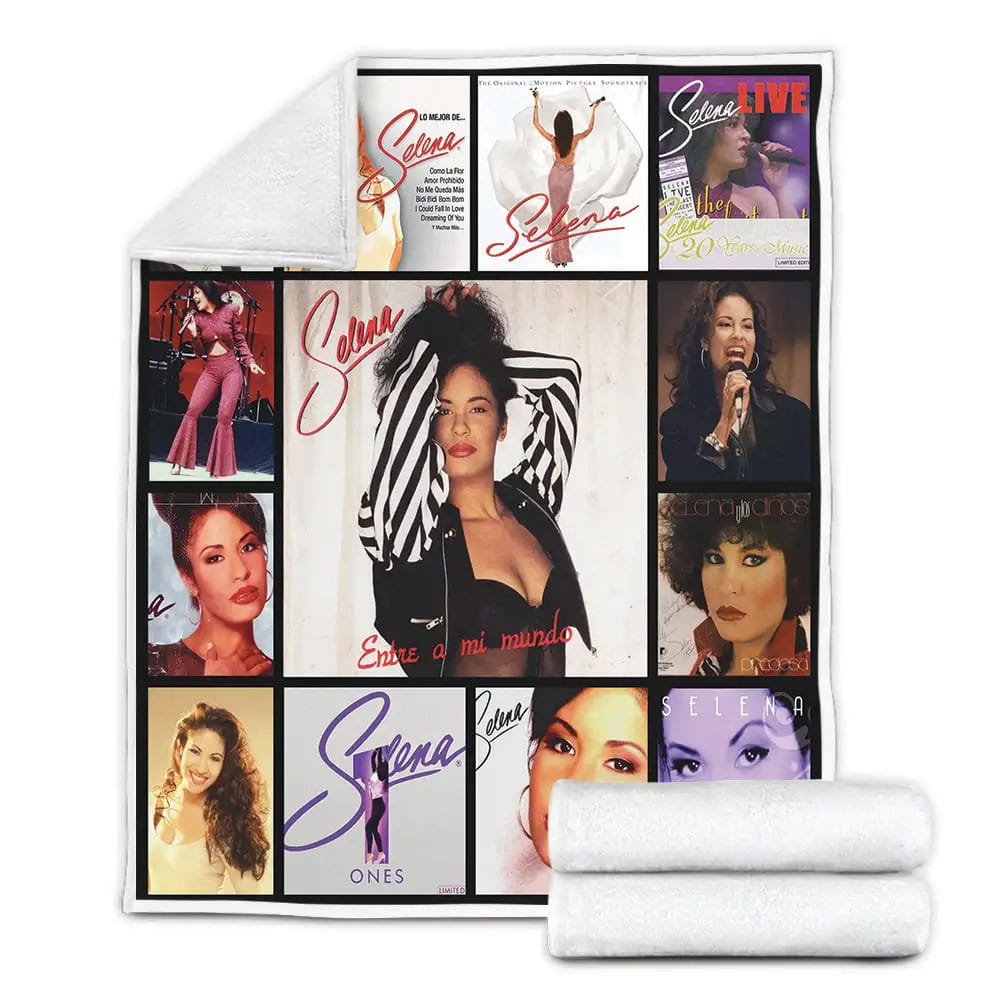 Selena Quintanilla Fleece Blanket Gift For Wife Husband Besties