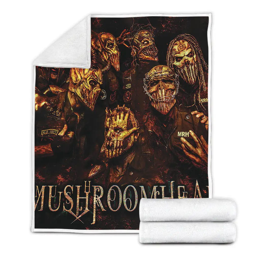 Mushroomhead Band Member Art Fleece Blanket Perfect 