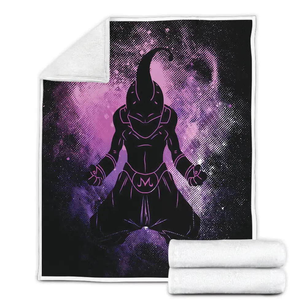 Anime Art Evil Kid Fleece Blanket Gift For Wife Husband Besties