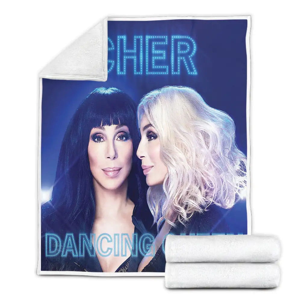 Cher Dancing Queen Fleece Blanket Gift For Wife Husband Besties