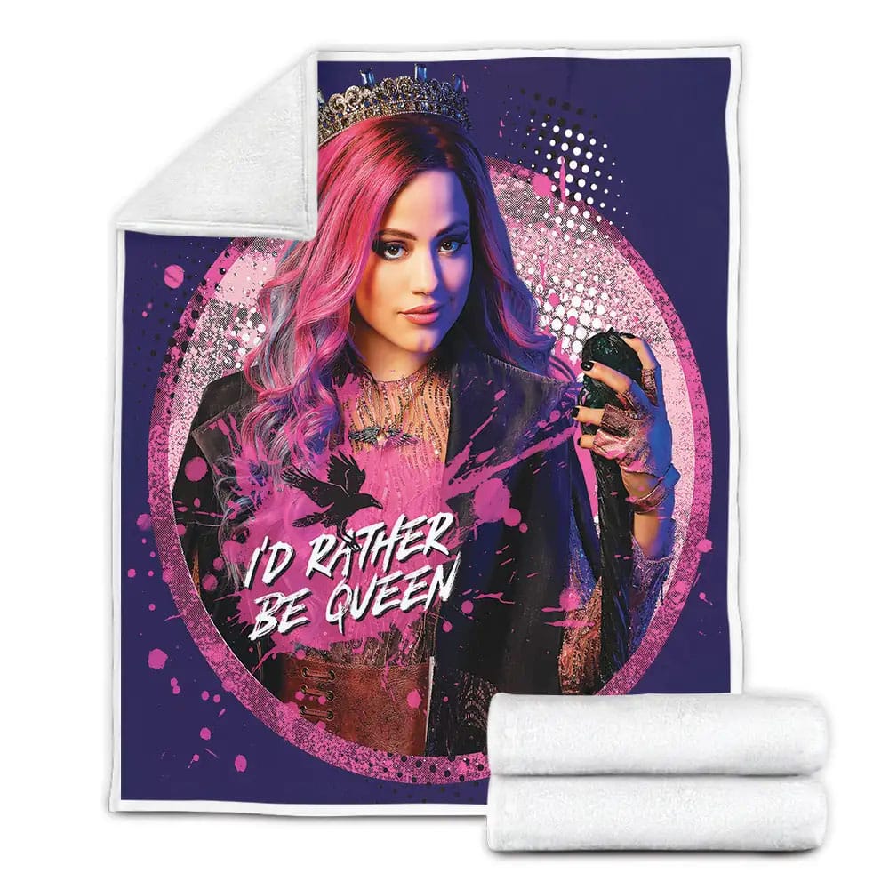 Descendants Audrey Fleece Blanket Gift For Wife Husband Besties