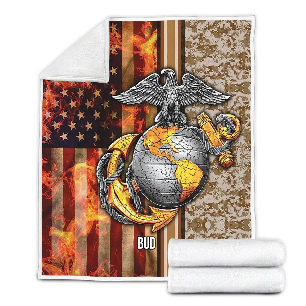 Bud Fleece Blanket Gift For Christmas Thanksgiving Halloween