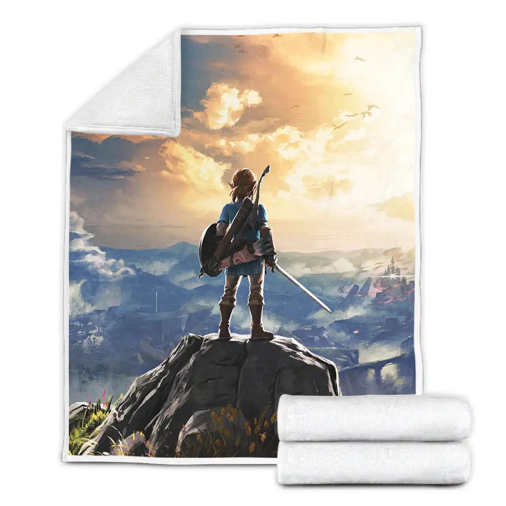 The Legend Of Zelda Fleece Blanket Gift For Wife Husband Besties