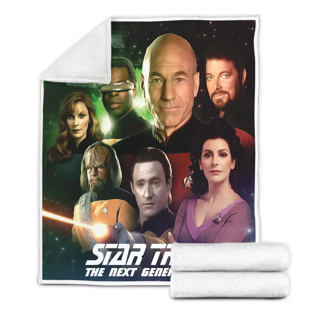 Star Trek The Next Generation Fleece Blanket Perfect 