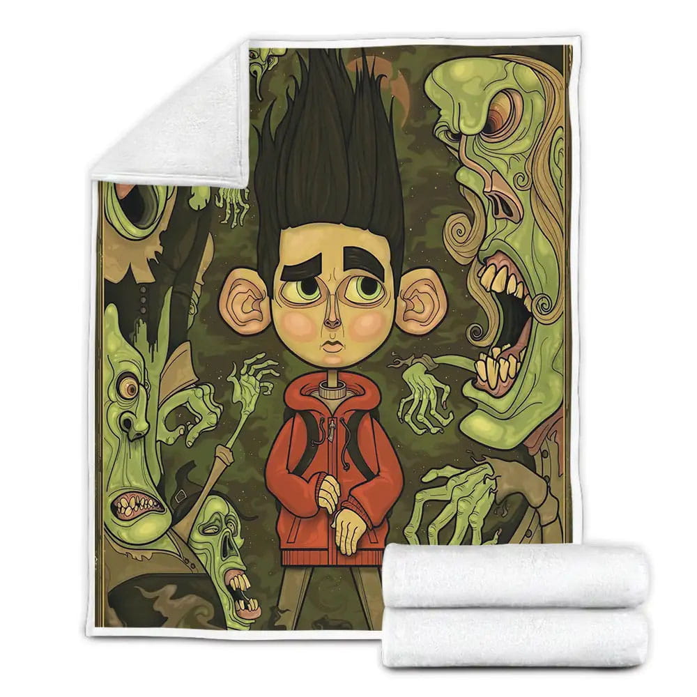 Paranorman Film Art Fleece Blanket Gift For Wife Husband Besties