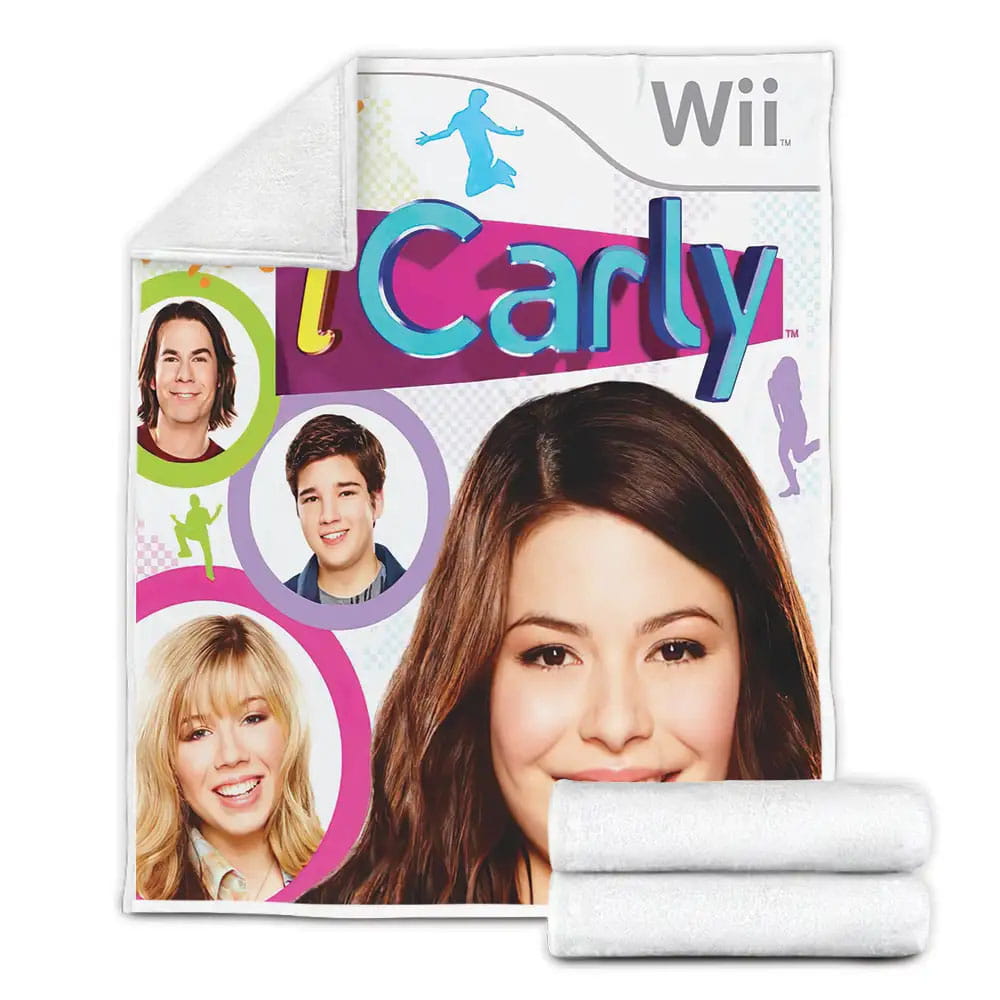 Icarly Movie Poster Fleece Blanket Gift For Wife Husband Besties