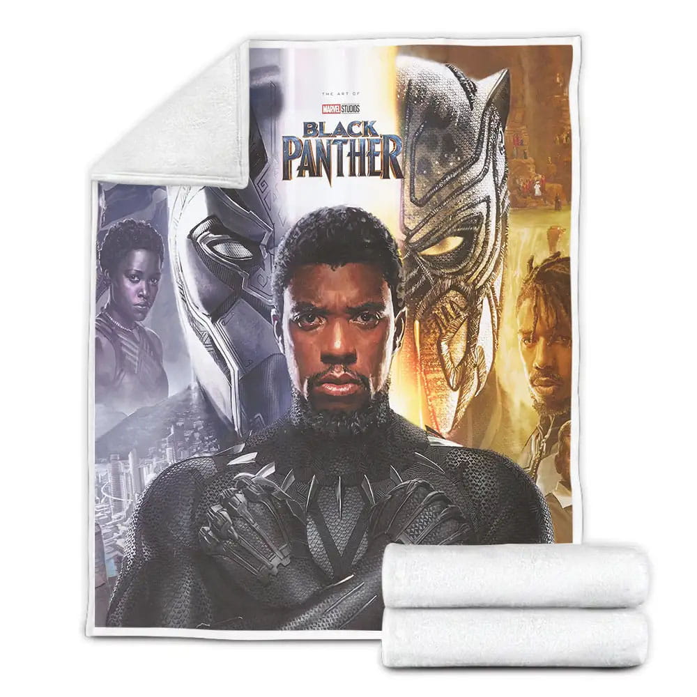 Black Panther King Of Wakanda Fleece Blanket Perfect 