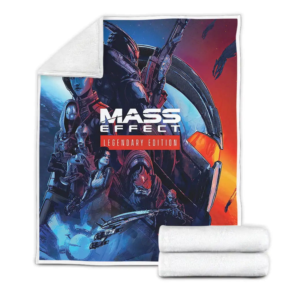 Mass Effect Legendary Edition Fleece Blanket Perfect 