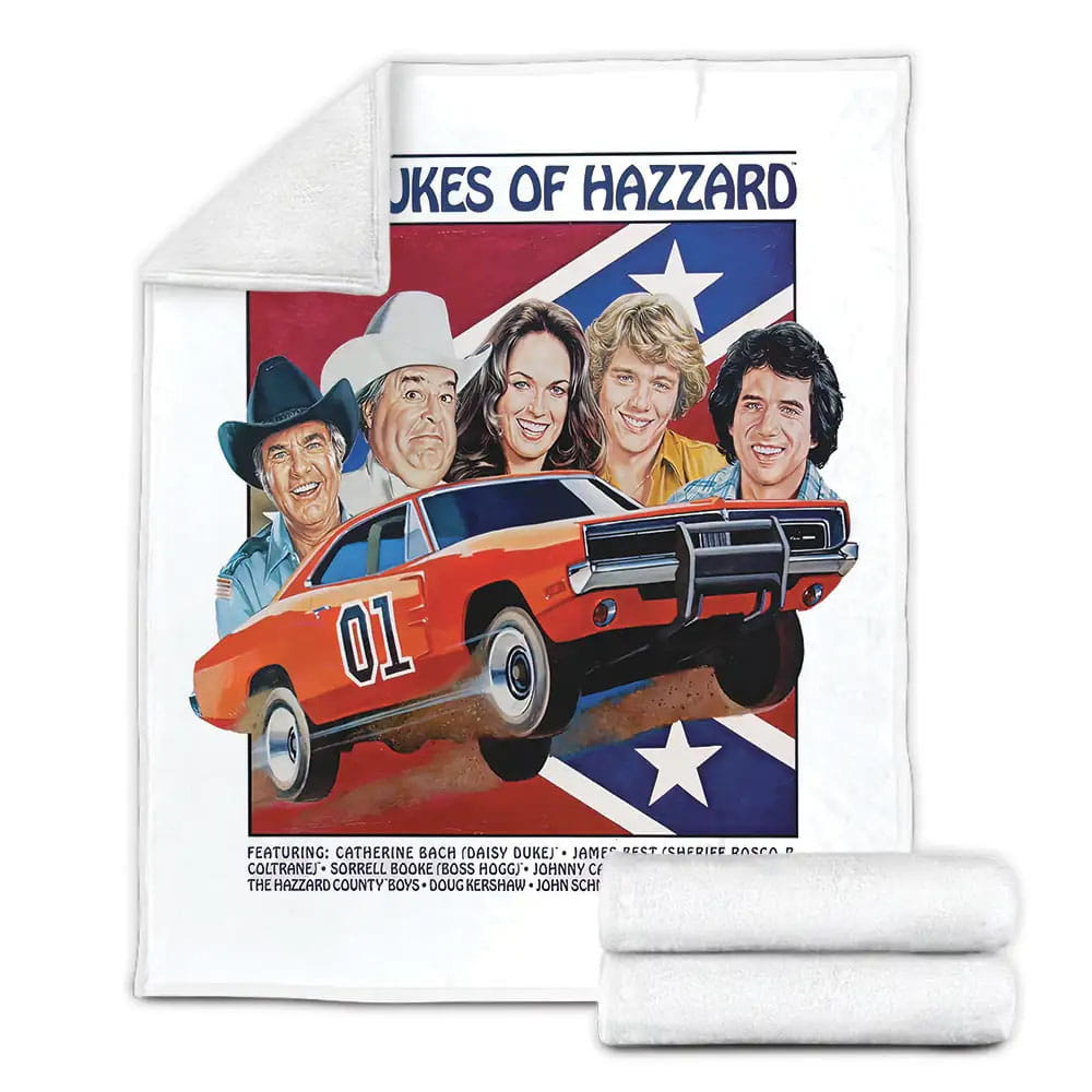 The Dukes Of Hazzard Fleece Blanket Gift For Wife Husband Besties