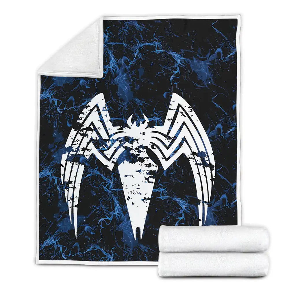 Venom Fleece Blanket Gift For Christmas Thanksgiving Halloween