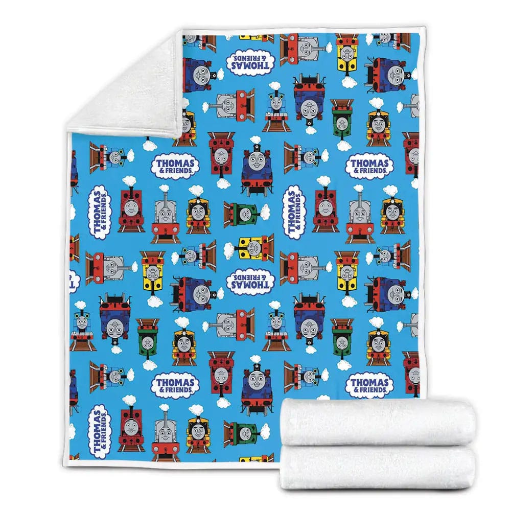 Thomas Train And Friends Pattern Fleece Blanket Perfect 