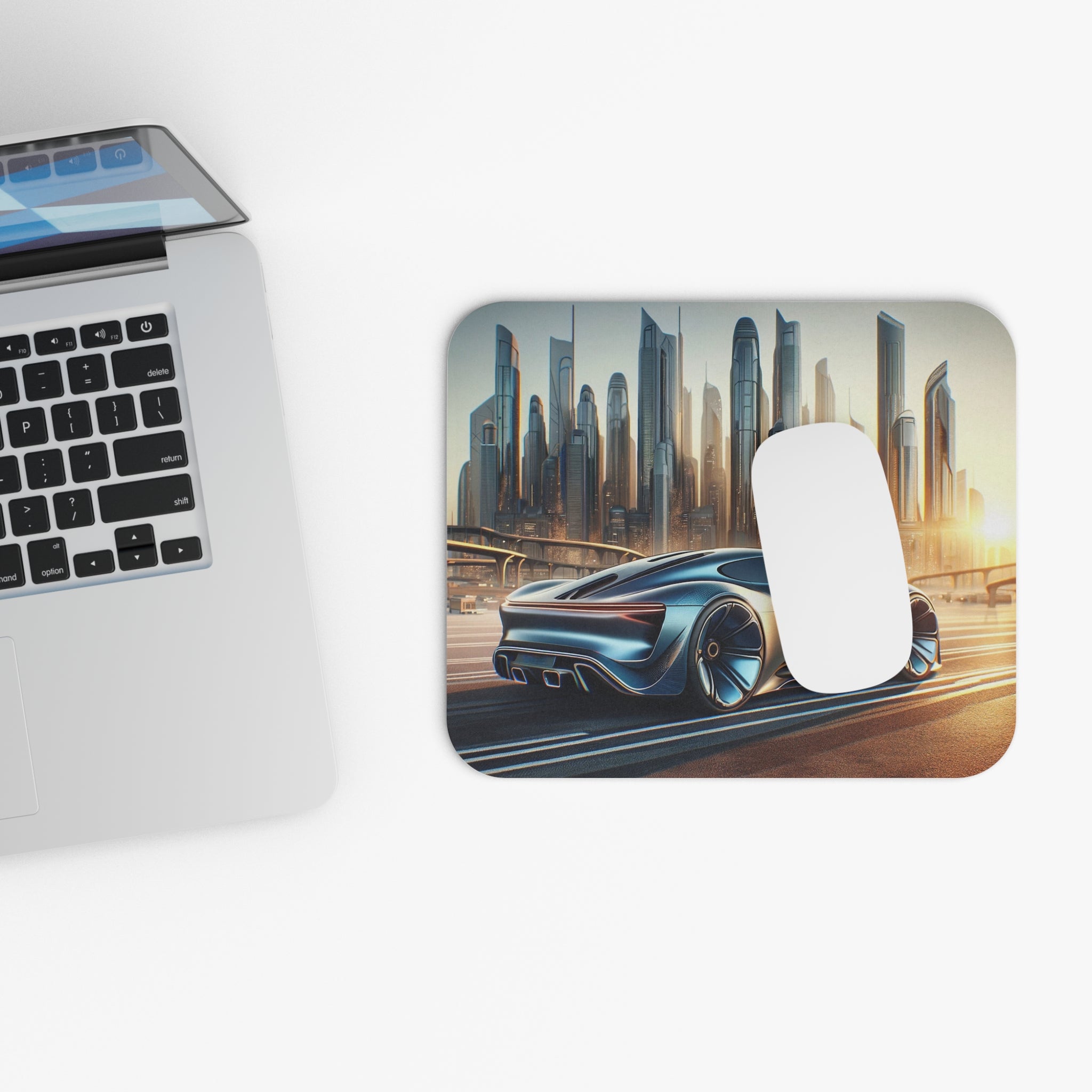 Allleftout Futuristic Car - Mouse Pad (Rectangle)