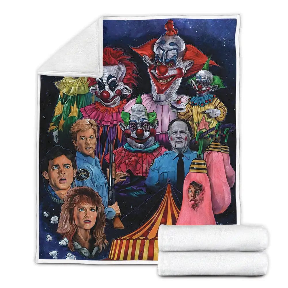 Killer Klowns From Outer Space Fleece Blanket Perfect 