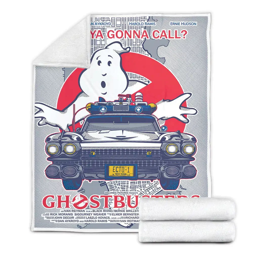 Ghostbusters Who Ya Gonna Call Fleece Blanket Perfect 
