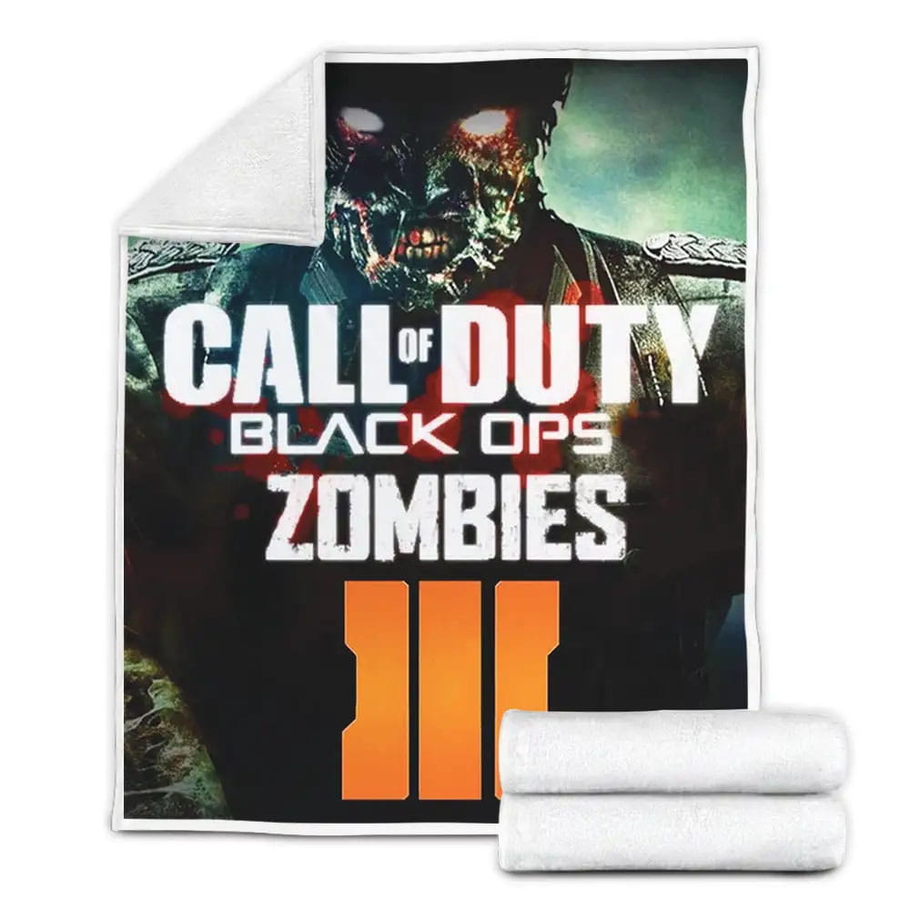 Call Of Duty Black Ops Zombies Fleece Blanket Perfect 