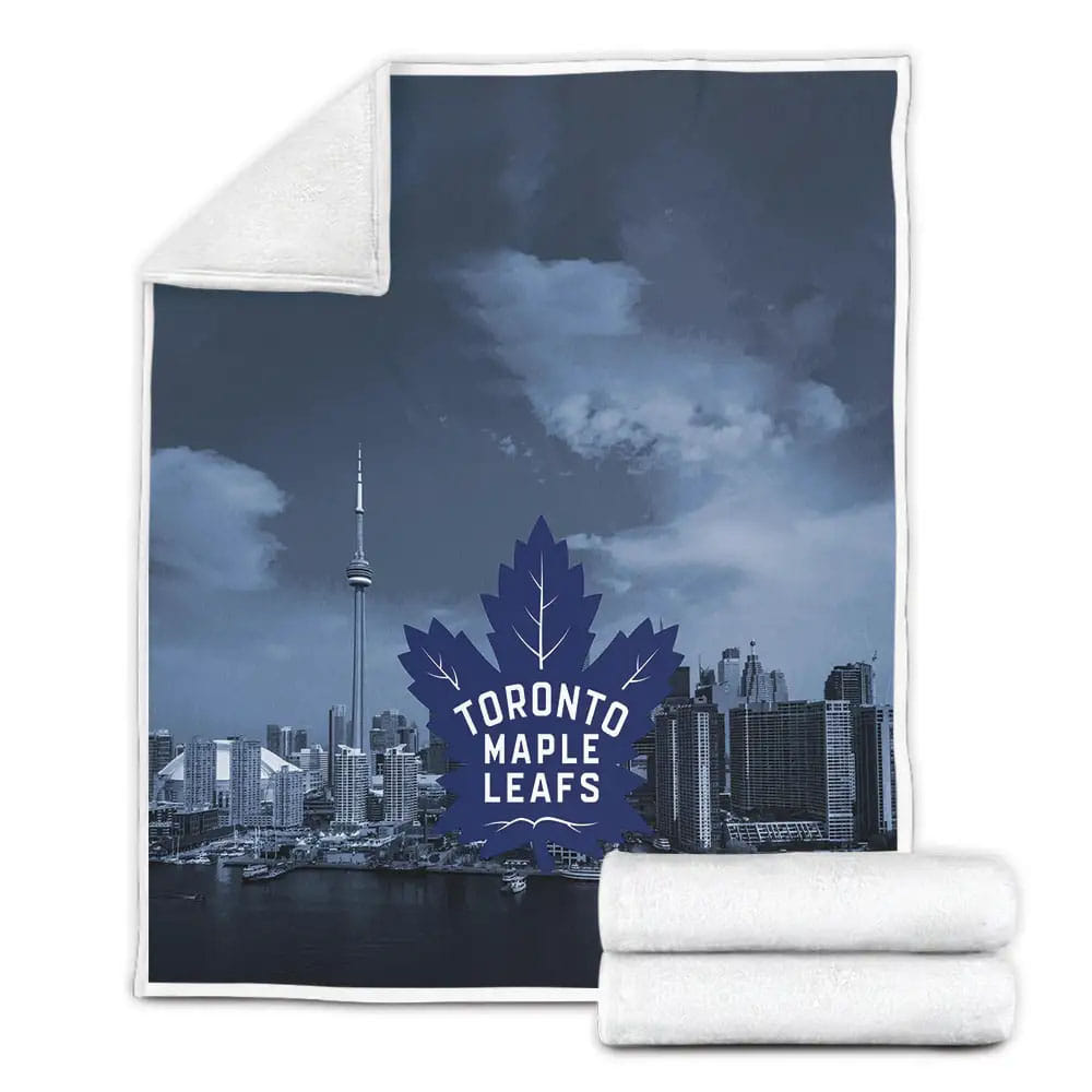 Nhltoronto Maple Leaf Fleece Blanket Gift For Wife Husband Besties