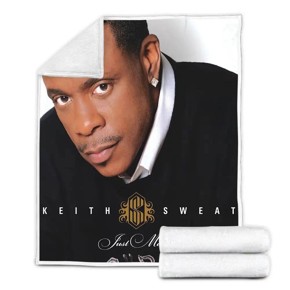 Keith Sweat Album Cover Just Me Fleece Blanket Perfect 