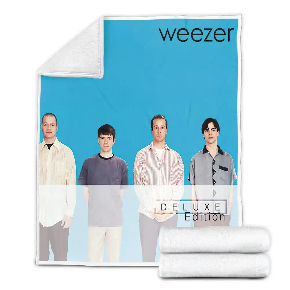 Deluxe Edition Weezer Fleece Blanket Gift For Wife Husband Besties