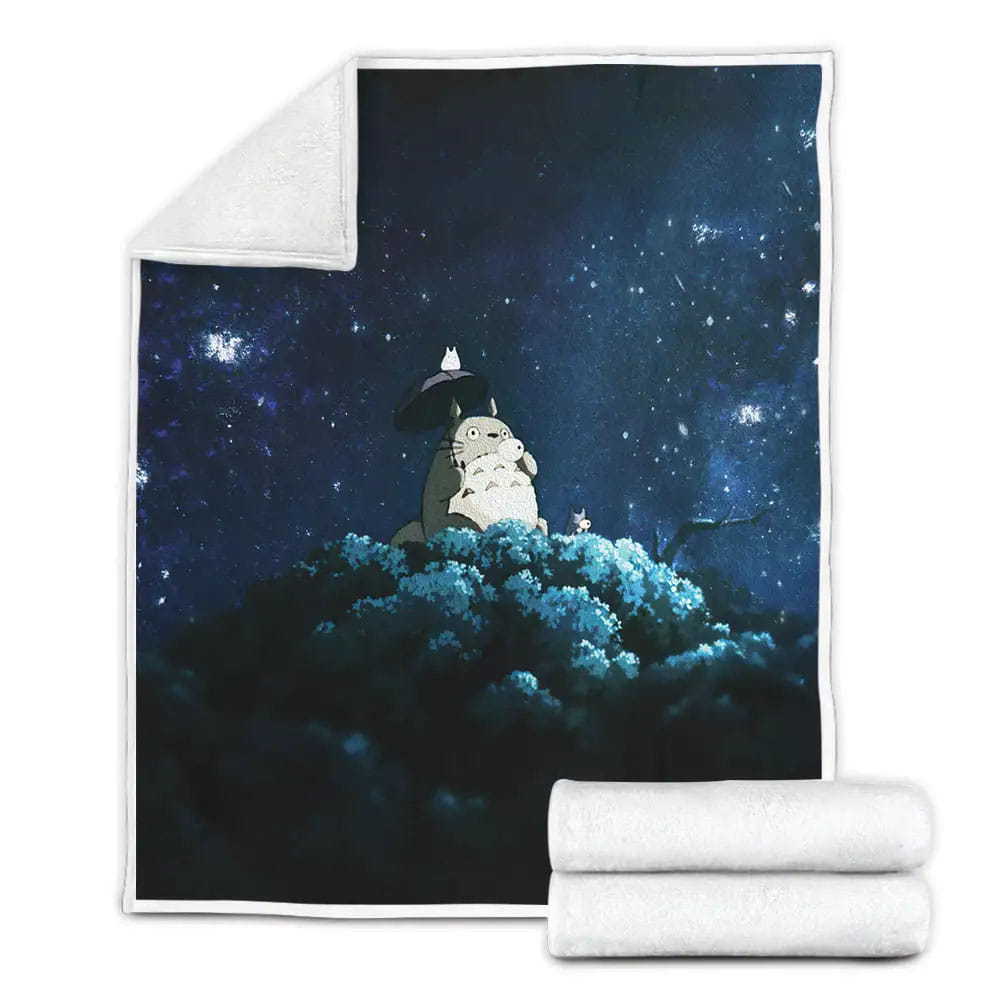 Household Products Totoro Theme Fleece Blanket Perfect 