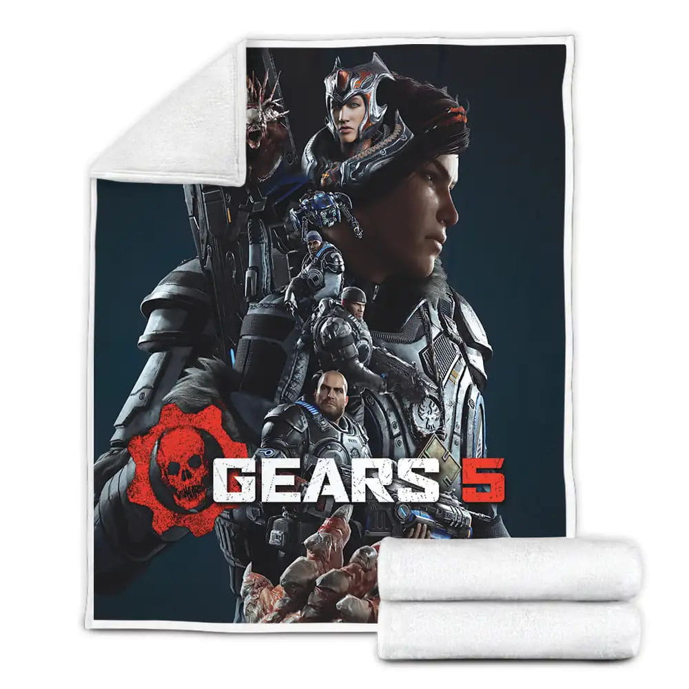 Gears Of War Gears 5 Characters Fleece Blanket Perfect 