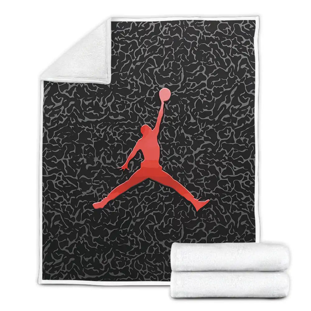 Jordan Fleece Blanket Gift For Christmas Thanksgiving Halloween