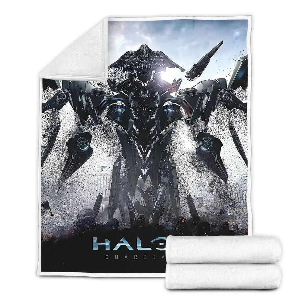 Halo 5 Giant Guardian Fleece Blanket Gift For Wife Husband Besties