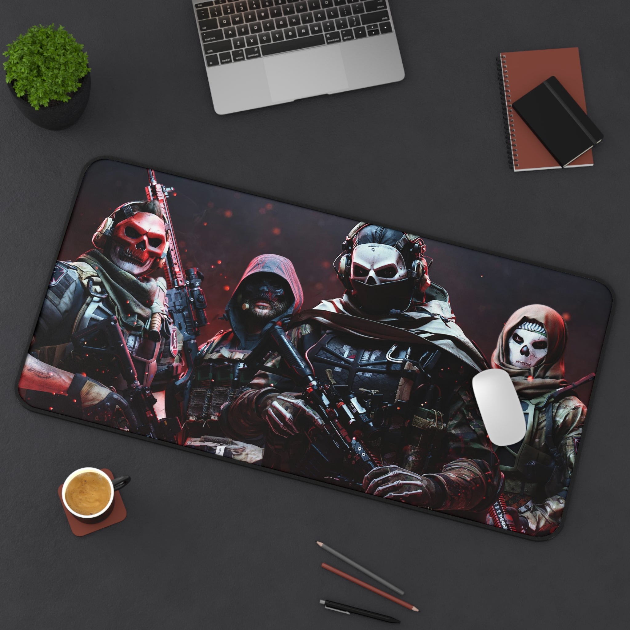 Allleftout Call Of Duty Desk Mat, Gaming Keyboard Matt, Mousepad Large, Xxl Extended Deskpad Mouse Pad