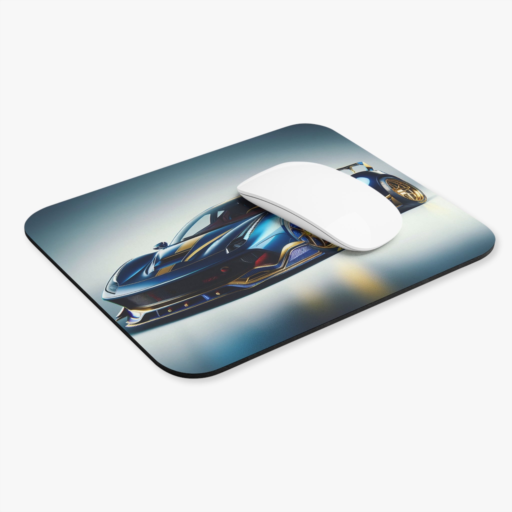 Allleftout Blue Car - Mouse Pad (Rectangle)