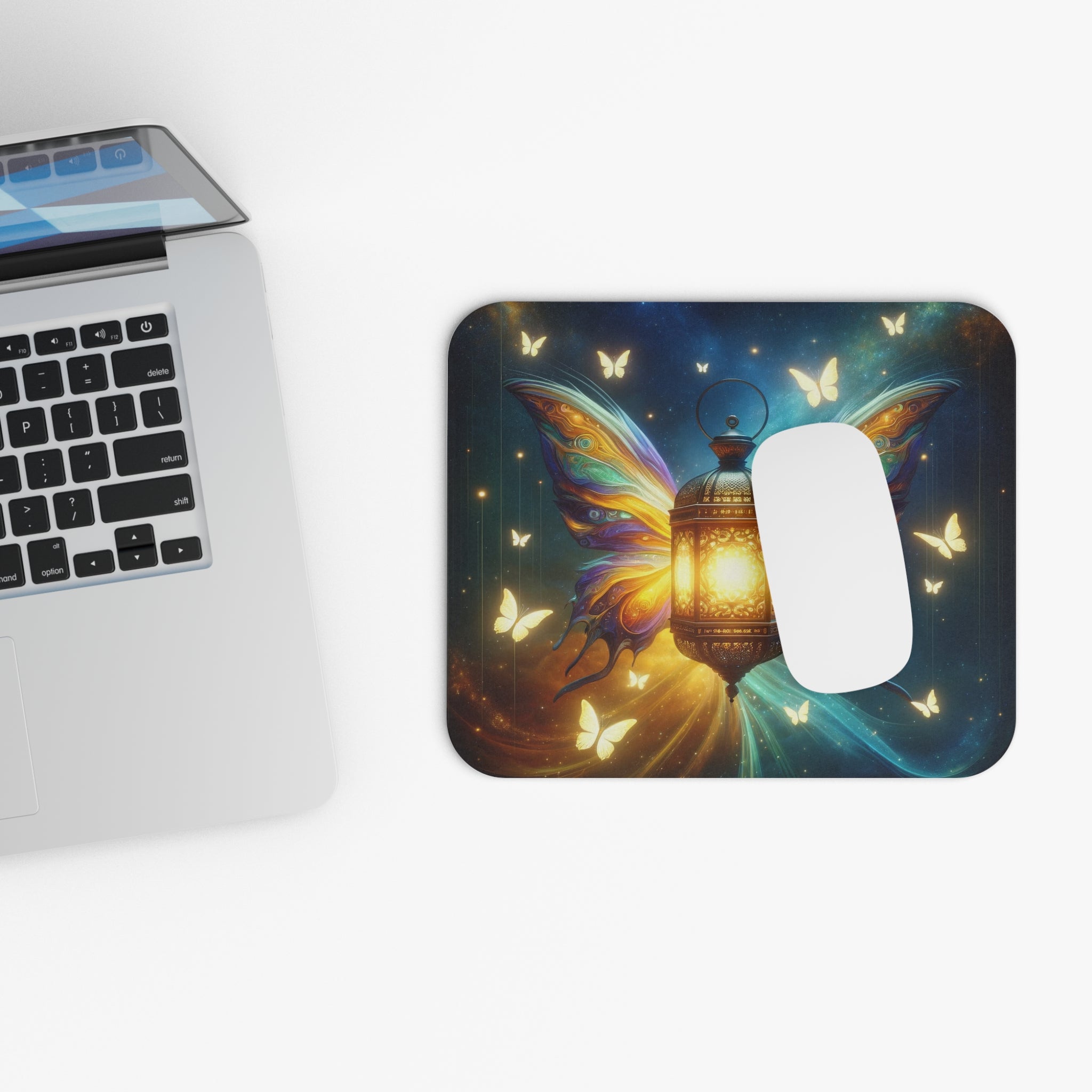Allleftout Lamp And Butterflies - Mouse Pad (Rectangle)