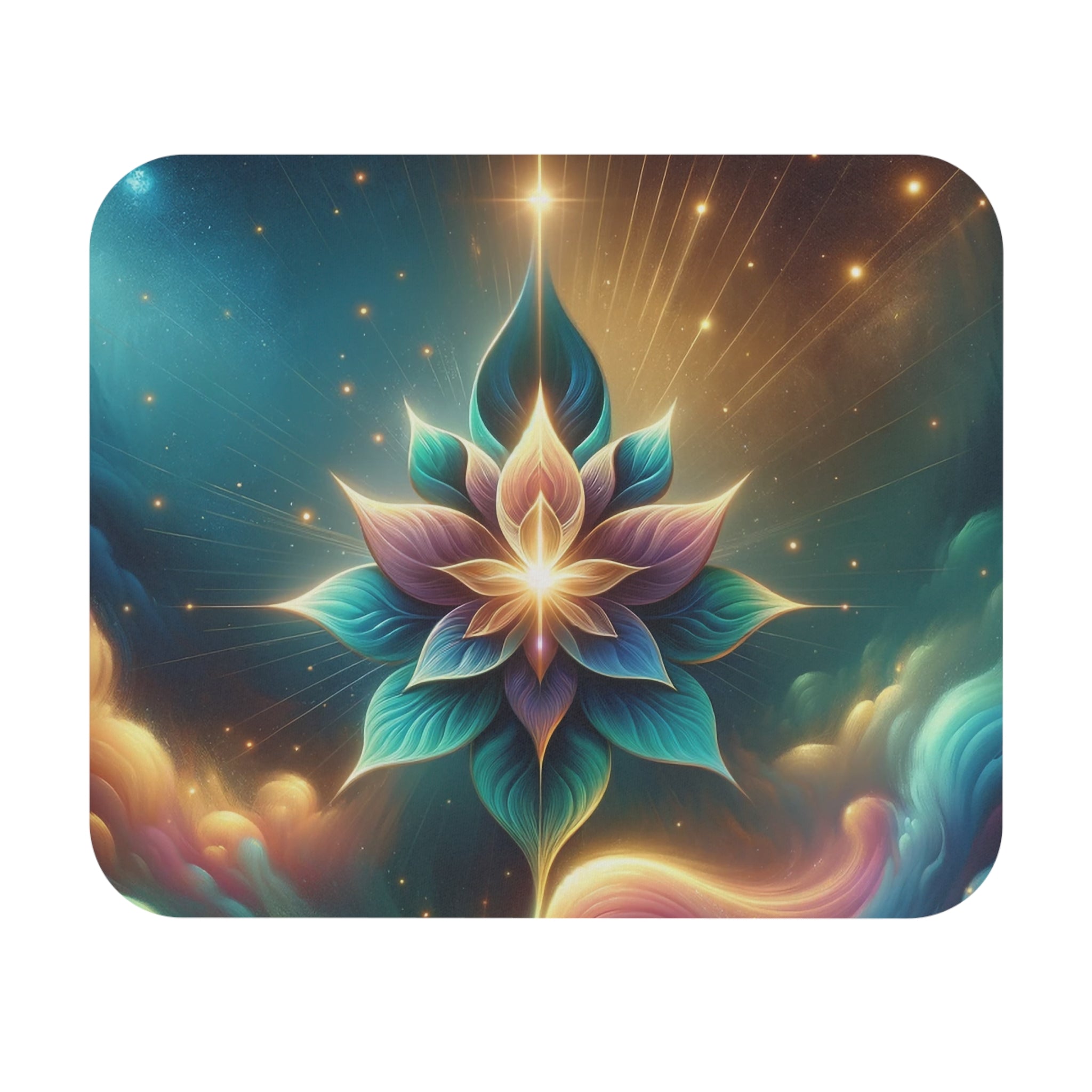 Allleftout Sparkly Flower In The Sky - Mouse Pad (Rectangle)