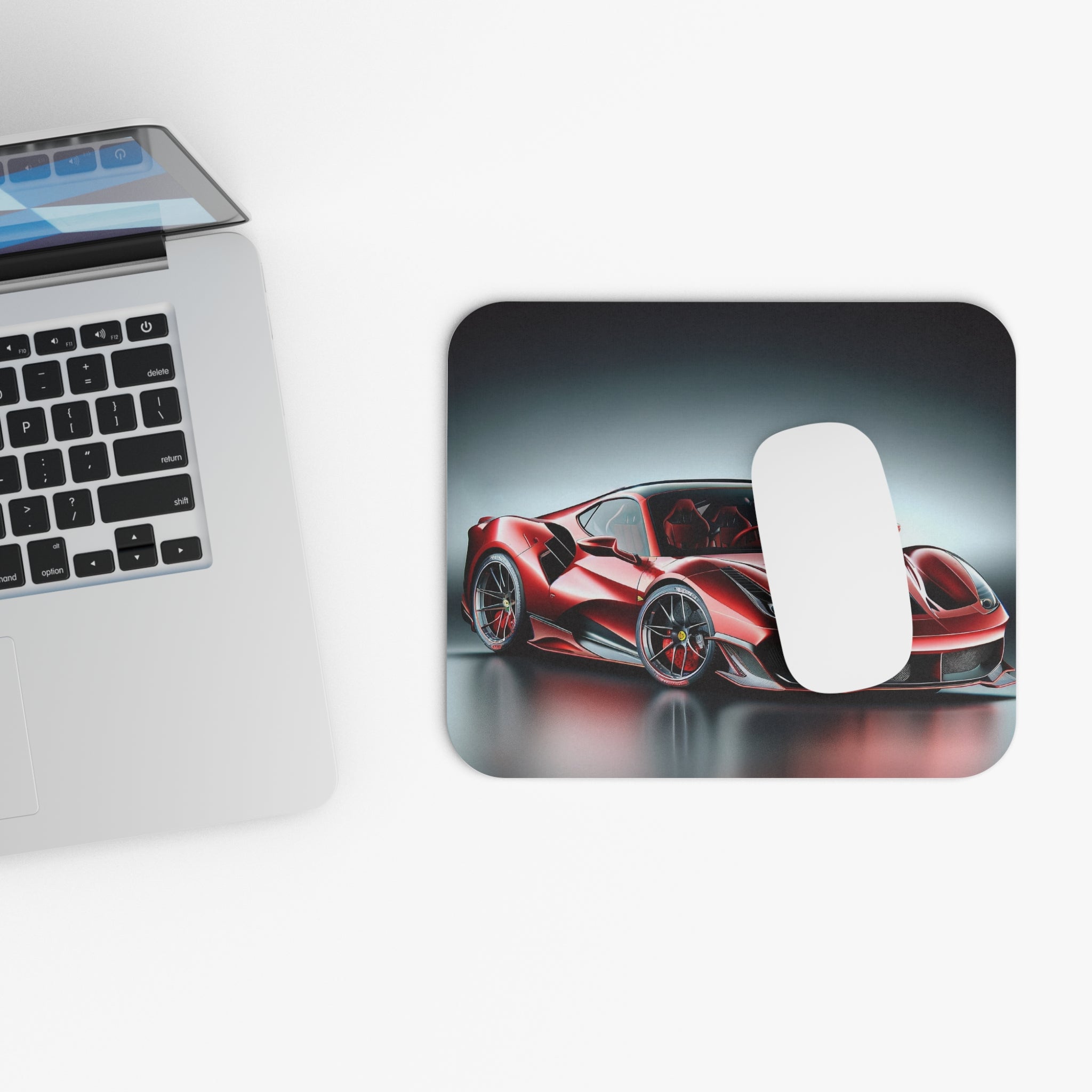 Allleftout Red Car - Mouse Pad (Rectangle)