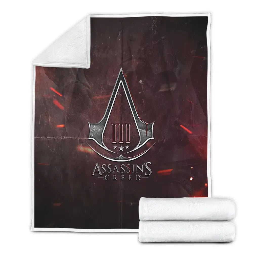 Assassins Creed Iii Stars Logo Fleece Blanket Perfect 