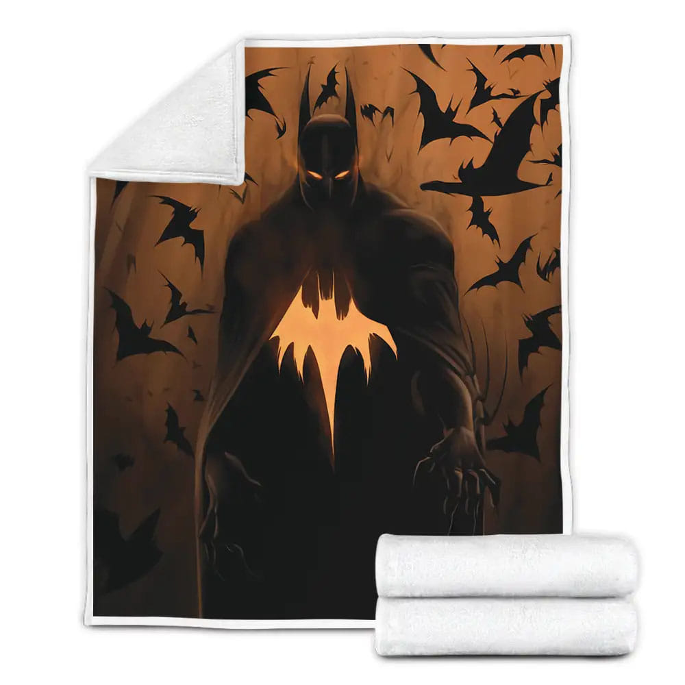 Batman Fleece Blanket Gift For Christmas Thanksgiving Halloween
