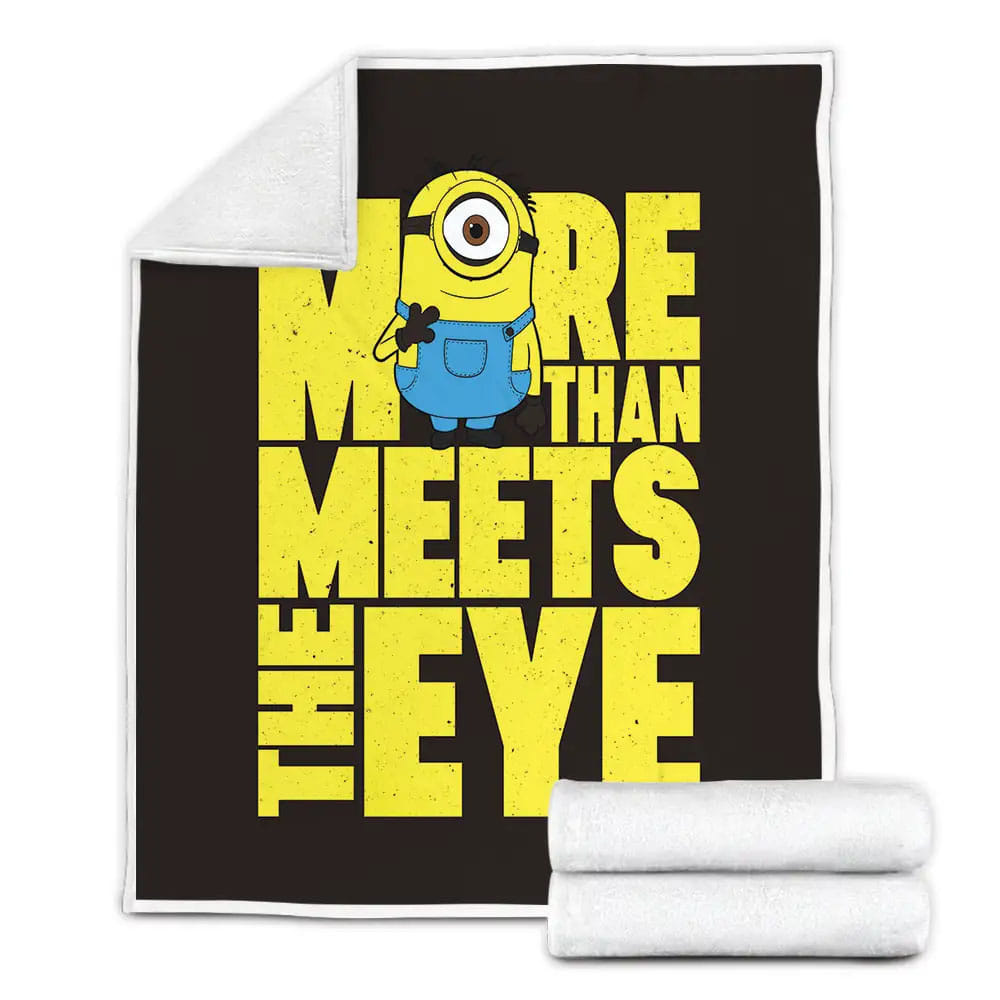 Minions Fleece Blanket Gift For Christmas Thanksgiving Halloween