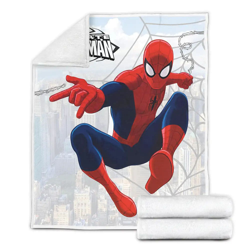 Marvel Spider Man Boys Fleece Blanket Gift For Wife Husband Besties