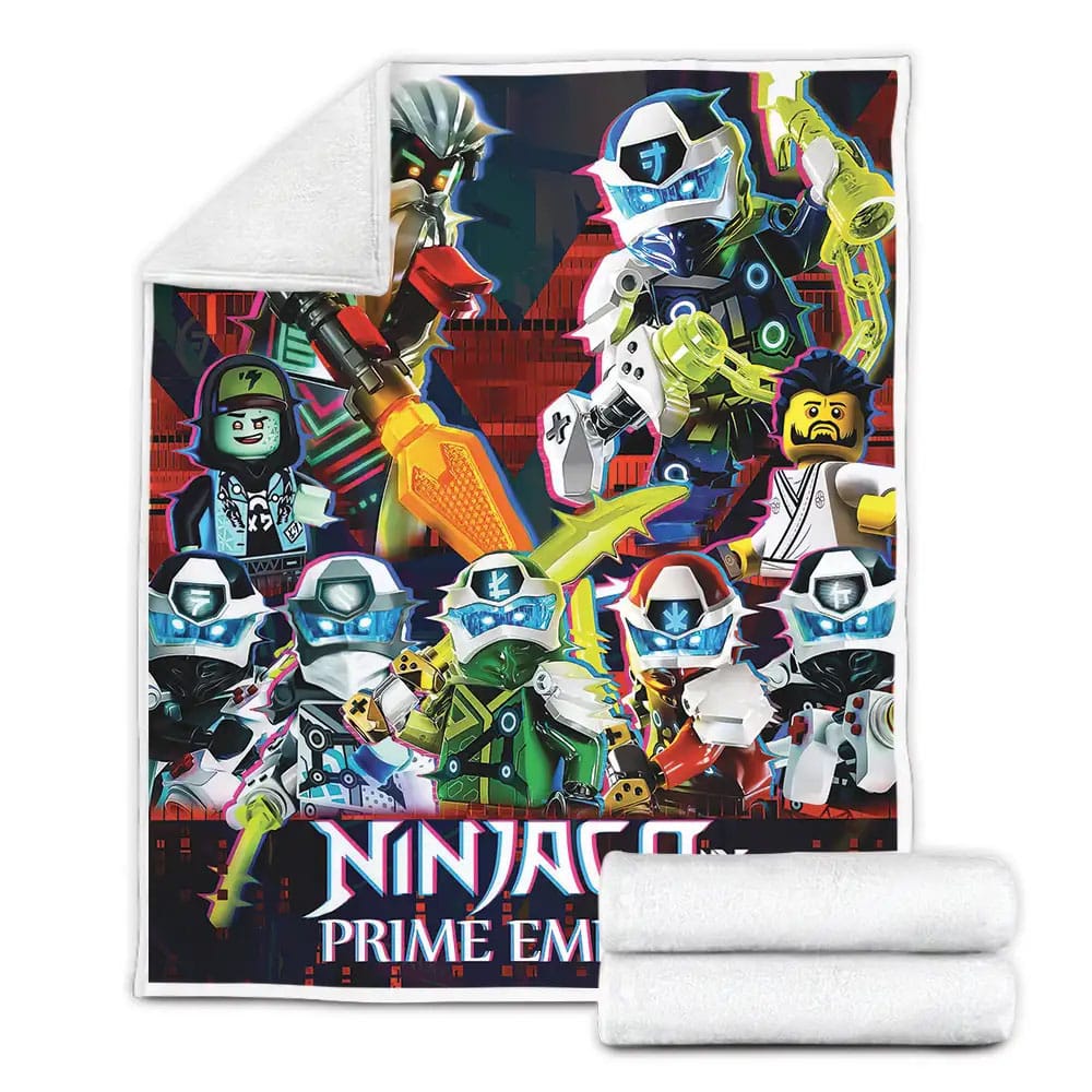 Ninjago Prime Empire Digital Art Fleece Blanket Perfect 
