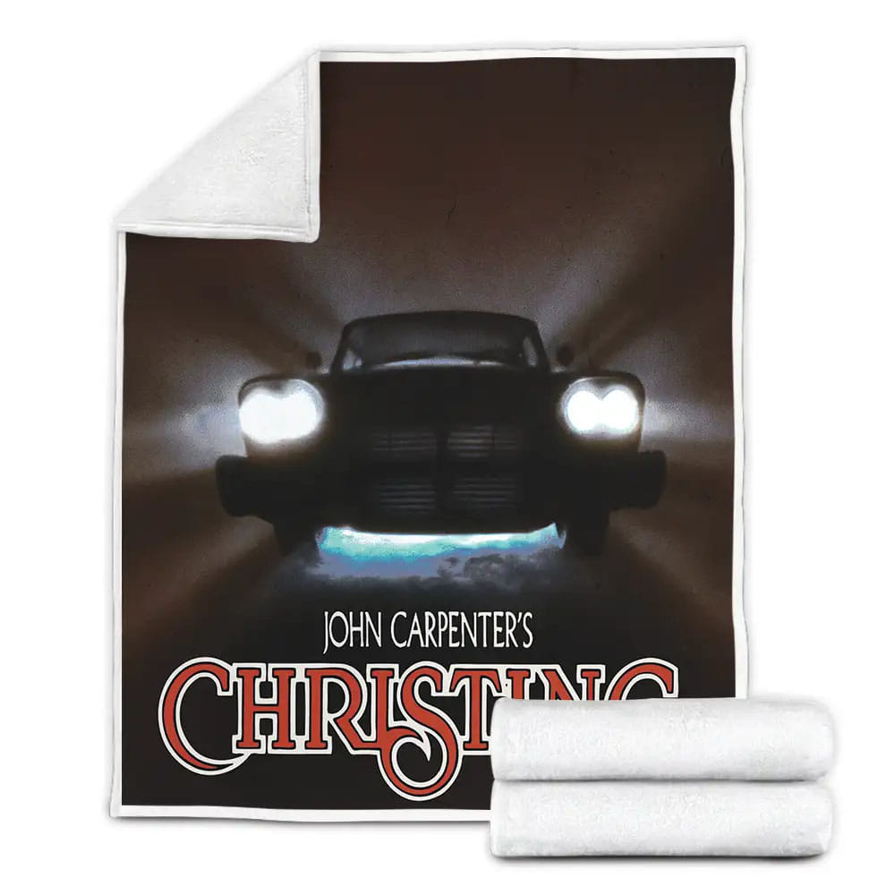 Christine Movie Poster Fleece Blanket Gift For Wife Husband Besties
