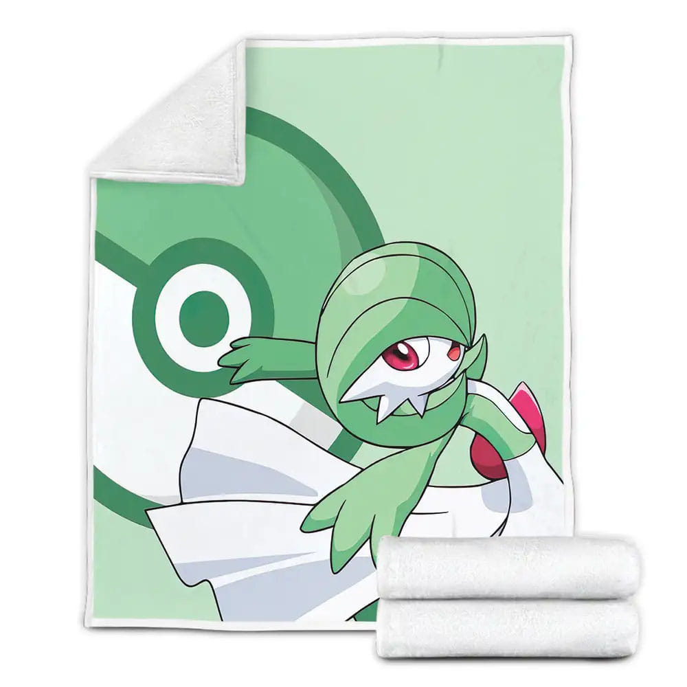 Pokemon Funny Gardevoir Fleece Blanket Gift For Wife Husband Besties