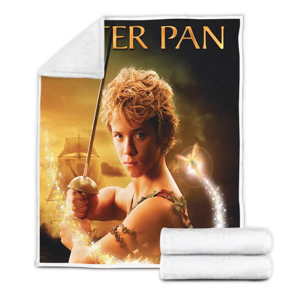 Peter Pan 2003 Tinkerbell Fairy Fleece Blanket Perfect 