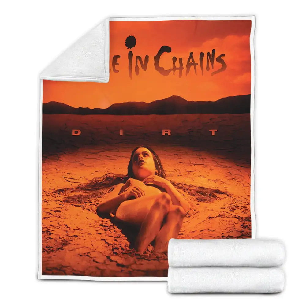 Alice In Chains Dirt Album Cover Fleece Blanket Perfect 
