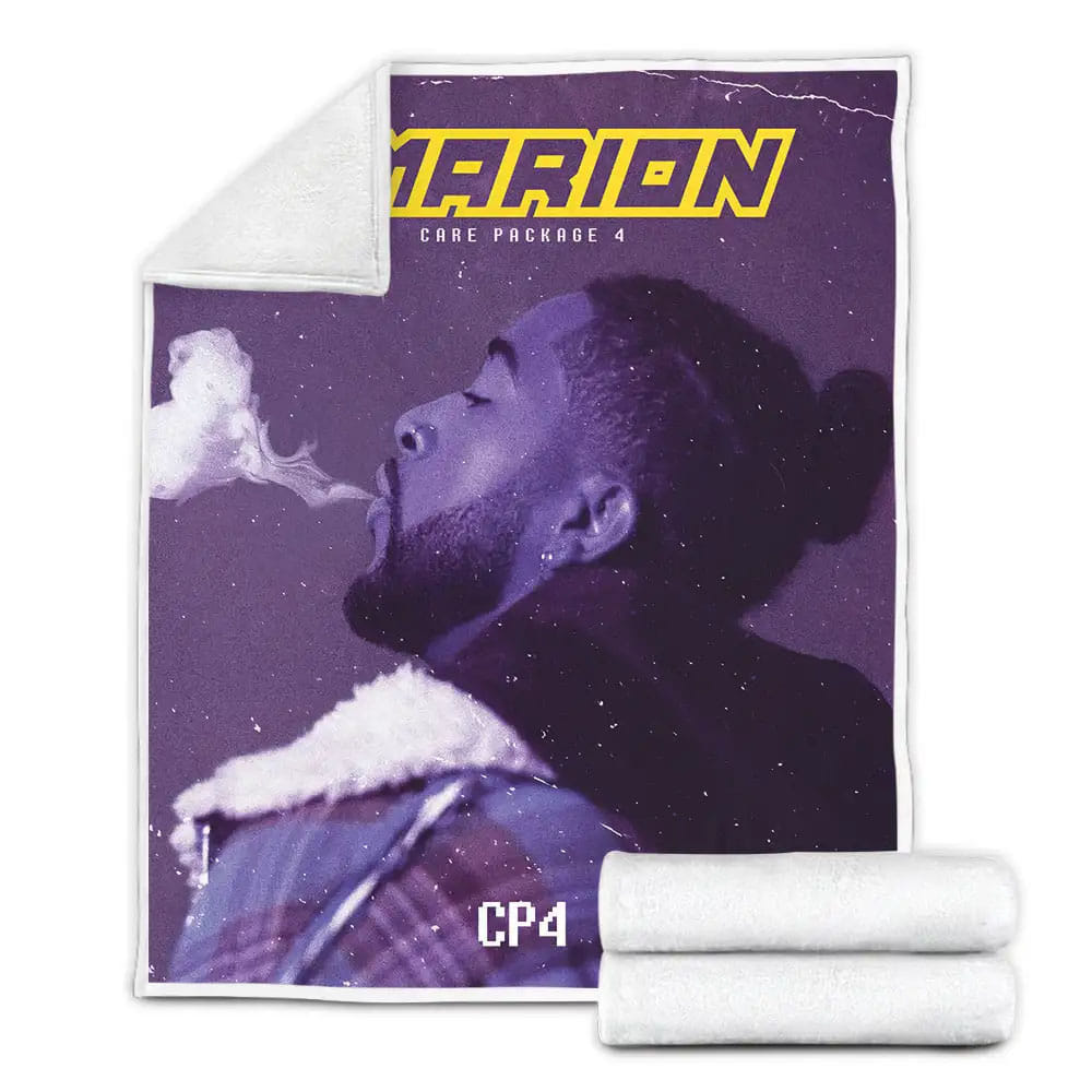 Omarion Album Cover Cp4 Fleece Blanket Gift For Wife Husband Besties